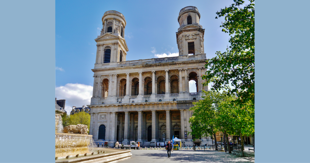 The church of Saint Sulpice in Paris